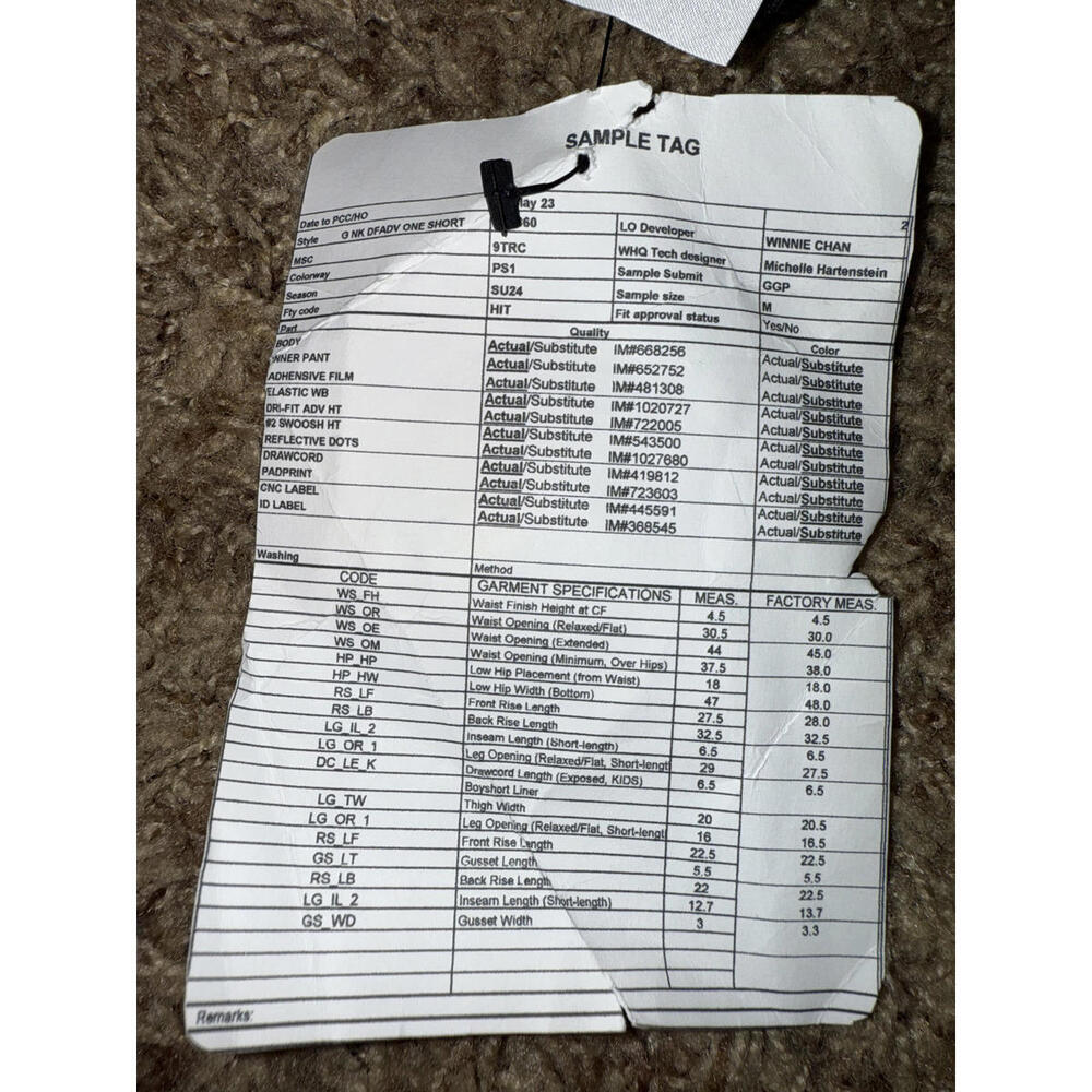 Nike Big Kid's (Girls') Dri-FIT ADV Shorts Sample - Picture 10 of 10